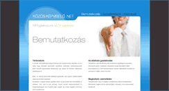 Desktop Screenshot of kozoskepviselo.net